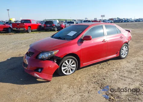 2010 Toyota Corolla S from USA, damaged, VIN 2T1BU4EEXAC500814